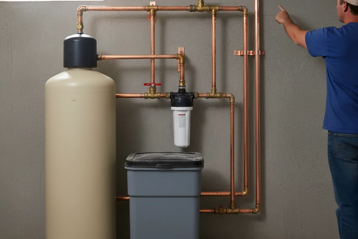 Whole-house water treatment system installed in Normalville